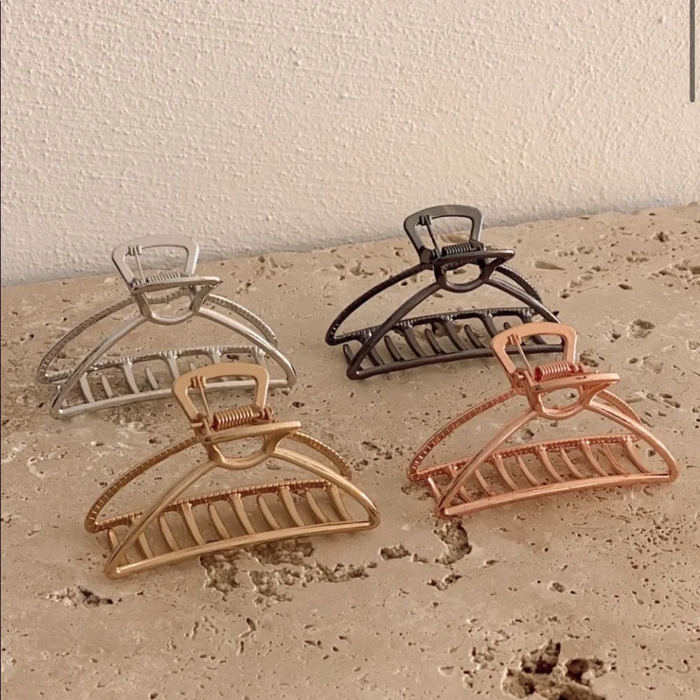 Gold Metal Hair Clip